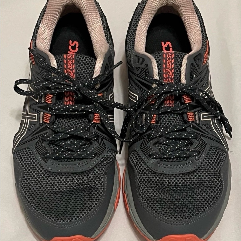 Women’s Asics Gel-Venture Running Shoes | Size 8 | Color: Gray, Ginger-Peach